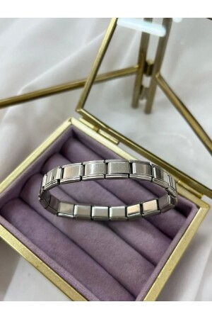 Steel Italian Charm Flexible Bracelet - Ntb Accessories