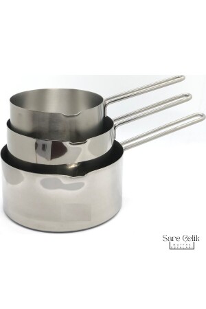 Steel Kaçerola 3-Piece Milk Bowl Set SFR TB 020 - KÖŞEM