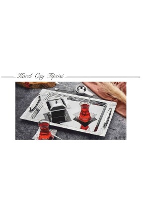 Steel Karel Tea Tray İNTR017 - İnter