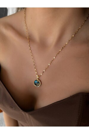 Steel Necklace Tarnish Resistant Antiallergic Planet Figure (2 YEARS IMPORTER GUARANTEE) - İnn Jewellery