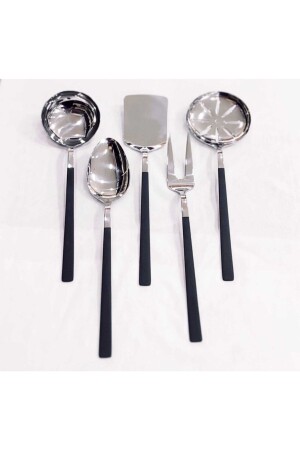 Steel Service Set 5 Pieces CMDSSÇSS01 - BRONDOFF