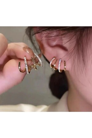 Steel stone earrings - Venüsdesign