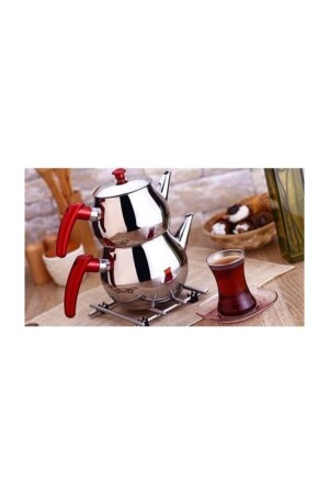 Steel Teapot Family Size - Royal Song