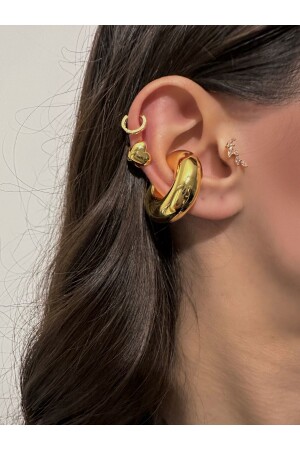 Steel Thick Knuckle Cartilage Earring Earcuff - Okko Store