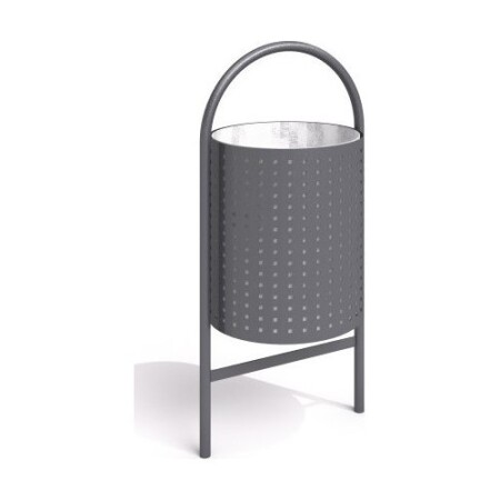 Steel trash can Inter-Play 13 - Inter-Play