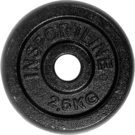 Steel Weight Plate inSPORTline Blacksteel 2.5 kg - inSPORTline