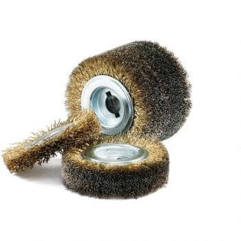 Steel wire brush GERD with 0.2 mm brass-coated bristles 100*70 - Gerd Eisenblatter