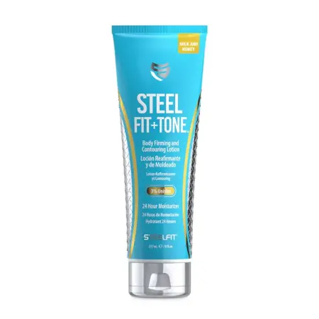 Steelfit Steel Fit + Tone - Body Firming and Contouring Lotion (237 ml (8 fl.oz.), Milk and Honey) - Steelfit