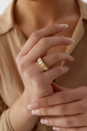 Steinloser Ring aus 14 Karat Gold - Yavuz Kuyumculuk