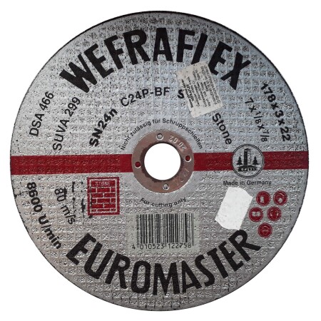 Steintrennscheibe WEFRA SN24n 178x3x22mm - Wefra