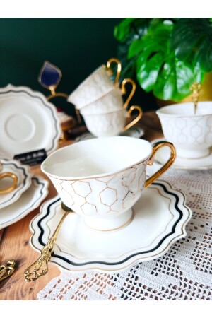 STELLA LUXURY PORCELAIN TEA CUP FOR 2 PEOPLE - Casa De Bella