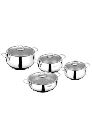 Stella Steel Belly 8 Piece Cookware Set BONERA-STELLY8 - Bonera