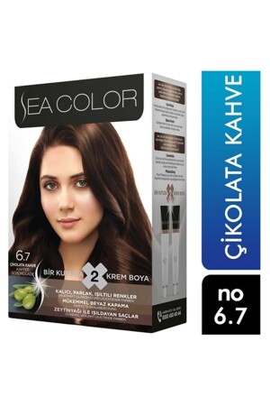 Stellen Sie Farbe 6 ein. 7 Schokoladenbraun 8698753381860 - Sea Color