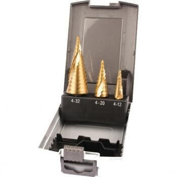 Step drill bit set MAKITA TIN 4-12, 4-20, 4-32MM - Makita Accessories