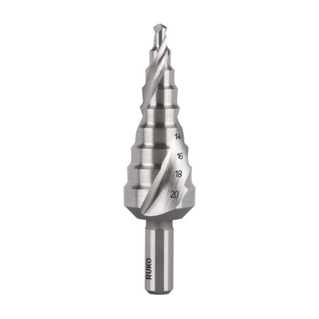 Step drill RUKO HSS-E GR1 Ø4-20mm - Ruko
