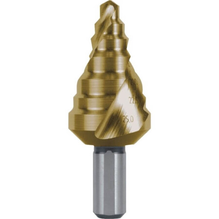 Step drill RUKO HSS-TiN Ø6.0-25.0mm - Ruko