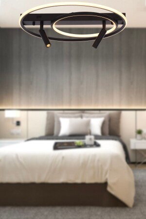 Steve Matte Black Painted 50 Watt 300k Spot Living Room Kitchen Young Room LED Chandelier 12151-50WY-BL - Apliqa