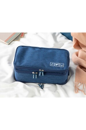 Steve Organizer 27x15x12 cm Navy Blue 10035220 - English Home