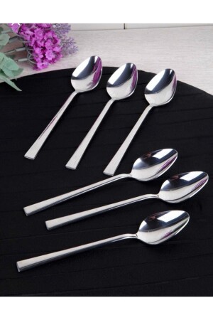 Stick 6 Dessert Spoons 00003 - Kardelen