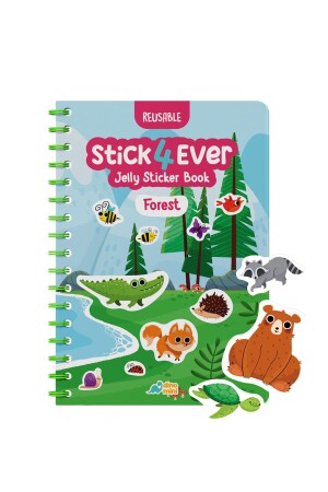 Stick4ever – Wald – Snap-On Jelly Sticker Book – Unerschöpflicher Sticker - Neobebek