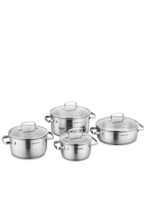 Stila 8 Piece Cookware Set 9080203A1965 - KORKMAZ