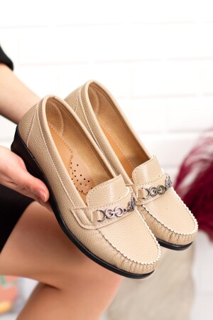 Stl-503 Orthopädische Einlegesohle Damen Ballerina Schuhe Mutterschuhe Nerz MFSTL503ANNE - Moda Frato