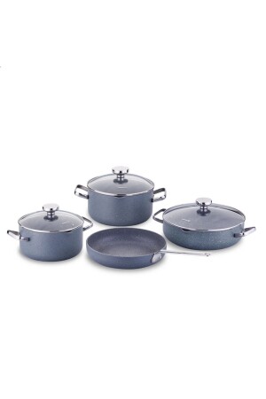 Stona 7 Piece Cookware Set 9080201A2864 - KORKMAZ