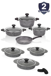 Stone 13 Piece Cooking Set Gray 153. EVY. 01037 - Taç