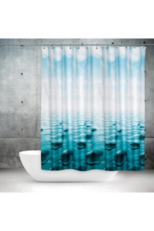 Stone Bath Curtain, Shower Curtain 180x200cm BP5075-180X200 - Prado