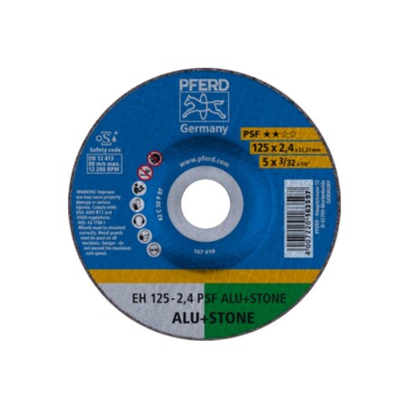 Stone cutting disc PFERD EH PSF Alu Stone 125x2.4mm - Pferd