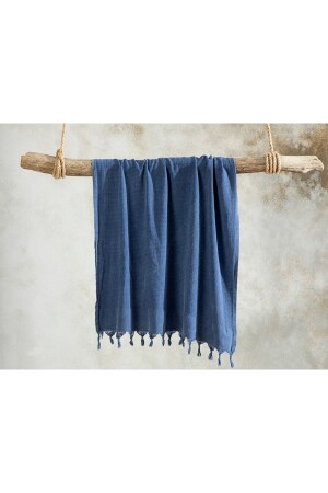 Stonewash Cotton Loincloth 85x150 Cm Blue 10035849 - English Home