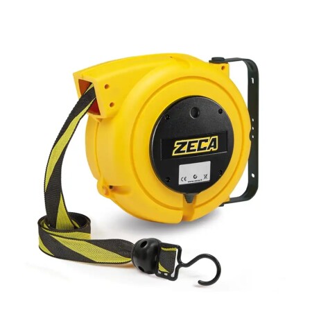 Stop tape on a reel ZECA 20m, yellow/black - GITANA
