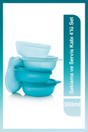 Storage and Service Container Set of 4 300 ml F536461 - Tupperware