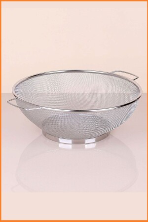 Strainer with Handle - Stainless Steel 26 cm Diameter - Ezmk Ev Gereçleri