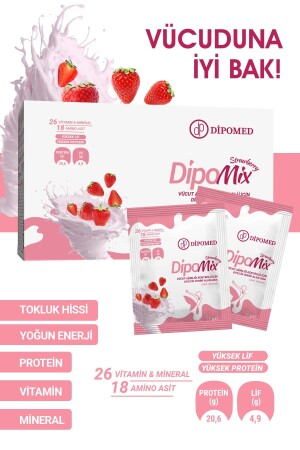 Strawberry 27gr x 30 Pieces DIPOMIXÇLK-01 - Dipomix