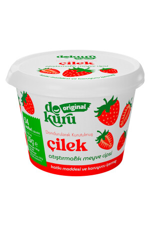 Strawberry Dried Fruit Chips - Freeze-Dried Crispy Strawberries - dokuru