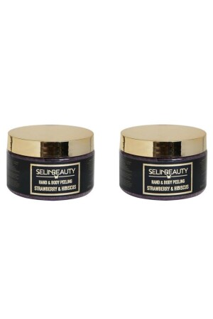 Strawberry - Hibiscus Hand and Body Peeling Set of 2 - Selin Beauty