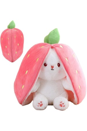 Strawberry Rabbit Ear Cute Plush Toy - 18 Cm 2431712246864 - Pozitif