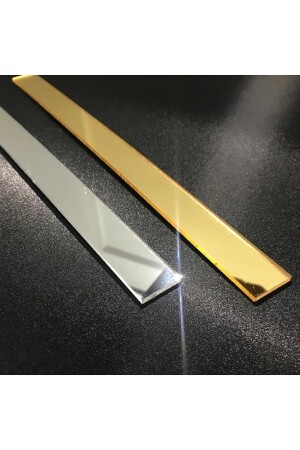 Streifen Plexi-Kleber Goldspiegel 1. 8cm x 120cm (5 Stück) - Kurtulan Lazer Tasarım