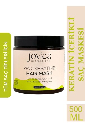 Strengthening Repair Pro Keratin Hair Mask 500 Ml - Jovica
