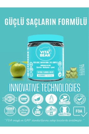 Strong Hair Saç Vitamini 60 Gummies - Vita Bear
