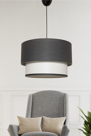 Strong Single Pendant Lamp Chandelier Anthracite EV-179 - EvLight