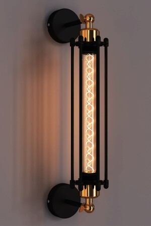 Studionummer. auf Vicenza Led Wandleuchte Schwarz-Gold Detaillierte STN1118 - NOONLUX DESIGN&LIGHTING