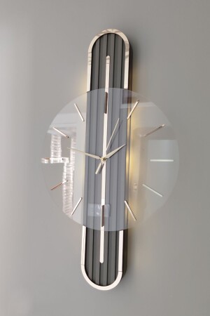 Stylish Design-Mirror-65cm-Battery Led-Silent Mechanism-Asse - Asse Tasarım