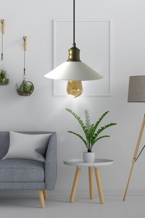 Stylish White Pendant Lamp Modern Chandelier - Kitchen - Bedroom - Hallway - Hallway Şı-K - TEKFA
