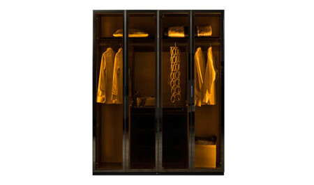 Suare Anthracite 180' Cabinet with Drawers - Cadde Yıldız