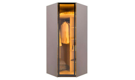 Suare Corner Clothes Cabinet - Cadde Yıldız