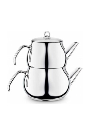 Sude Aile Metal Teapot sude-metal-family - Papatyam