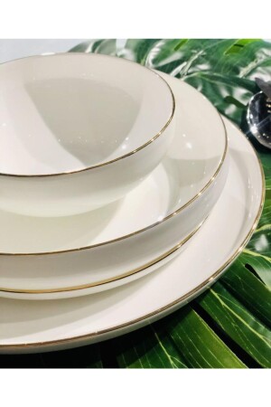 Sufi 24 Piece Dinner Set for 6 Persons Altın Altın24 - Koleksiyon