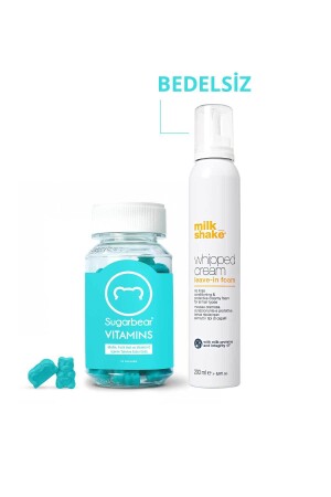 Sugar Bear Hair Vitamin 74 Capsules + milk_shake Whipped Cream 200 ml - Sugarbear
